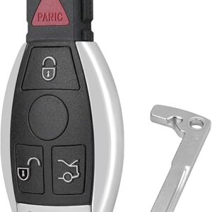 Key Fob Remote Key Replacement for Mercedes Benz MB E350 ML350 SLK300 CLK350 SLK350 R350 ML450 CL550 GL550 CLK ML S G K 1997-2014 Keyless E…