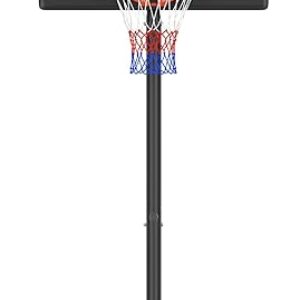 Basketball Hoop Outdoor 10ft Adjustable, Portable Basketball Hoop Goal System for Kids Youth and Adults in Backyard/Driveway/Indoor, 44 Inc…