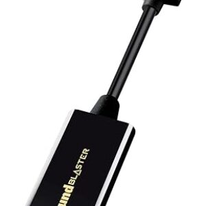 Creative Labs Sound Blaster Play! 3 External USB Sound Adapter for Windows and Mac. Plug and Play (No Drivers Required). Upgrade to 24-Bit …