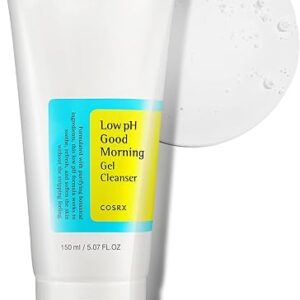 COSRX Low pH Good Morning Gel Face Cleanser, 5.07 fl oz, BHA Face Wash, Daily Mild Face Cleanser for Sensitive Skin, PH Balancing, Korean Skin Care, Korean Face Wash