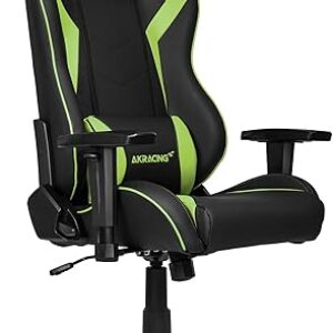 AKRacing Core Series SX Gaming Chair with High Backrest, Recliner, Swivel, Tilt, Rocker and Seat Height Adjustment Mechanisms with 5/10 Warranty – Green