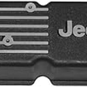 Omix-Ada | DMC-6914 | Engine Valve Cover, Jeep Logo | Fits 1981-1986 Jeep CJ7 / CJ8 Scrambler 4.2L