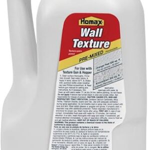 Homax Group 8322 Pre Mixed Wall Texture with Orange Peel and Splatter Texture, 2.2-Liter