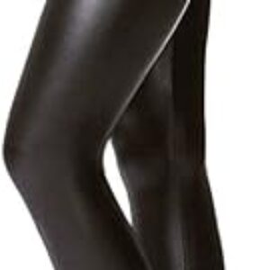 Tagoo Women’s Stretchy Faux Leather Leggings Pants, Sexy Red High Waisted Tights