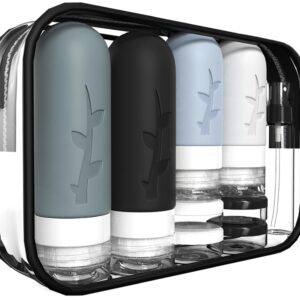 18-Pack TSA Approved Travel Toiletry Bottles