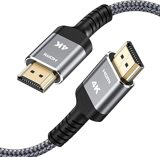 Highwings Long HDMI Cable 30FT, High Speed 18Gbps 2.0 Braided Cord-Supports (1080P 30Hz HDR,Video Ultra HD 1080P 3D HDCP 2.2 ARC-Compatible...