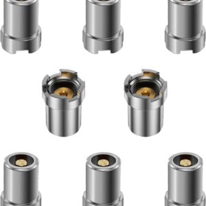 Thread Adapter, Adapters,Thread Screw Converter, Soldering Iron Ring Adapters Connector Repair Accessories for Electronic Equipment (8pcs)