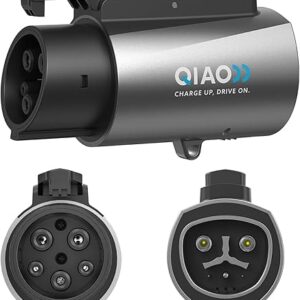 QIAO Fit for Tesla to J1772 Charger Adapter, up to 48A 250V – NACS to J1772 EV Adapter for Charge J1772 EVS at Tesla AC Charger Station Onl…