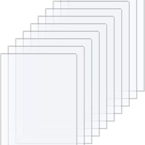 DisplayBug Plexiglass Sheets Pack of 10 Durable PET Panels for Poster & Picture Frames, Arts & Crafts Plastic Sheeting Protective Sheet Barrier Ma…