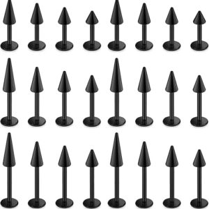 16G Spike Snake Bites Jewelry Tragus Conch Helix Piercing Jewelry Monroe Lip Rings Medusa Labret Piercing Jewelry Flat Back Cartilage Earri…