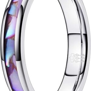 THREE KEYS JEWELRY 4mm Tungsten Wedding Ring