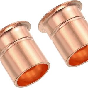 PATIKIL 1/2″ Copper Coupling Inserts, 2 Pcs
