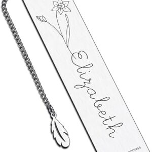 Personalized Bookmarks for Women and Girls