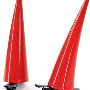 C-ZOFEK Red Cosplay Horns Hair Clips Headwear for Christmas/Halloween Accessaries