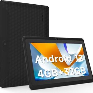 7-inch Android 12 Tablet, 4GB RAM, 32GB Storage
