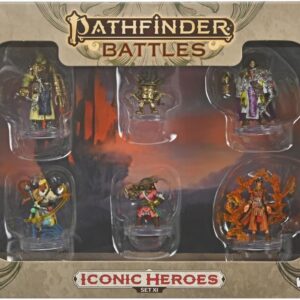WizKids Pathfinder Battles: Iconic Heroes XI Boxed Set Miniatures | Painted