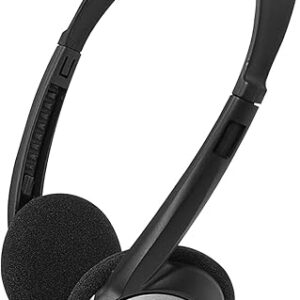 Panasonic Headphones On-Ear Lightweight with XBS RP-HT21 (Black & Silver)