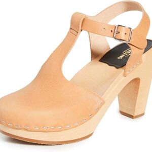 swedish hasbeens Women’s T-strap Sky High Platform Sandal