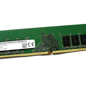 Micron 8GB PC4-19200 DDR4-2400MHz Non-ECC Unbuffered CL17 288-Pin DIMM 1.2V Single Rank Memory Module Mfr P/N MTA8ATF1G64AZ-2G3B1