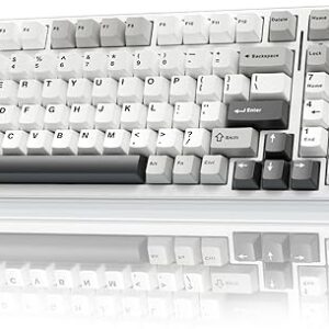 AULA F99 Wireless Mechanical Keyboard,Tri-Mode BT5.0/2.4GHz/USB-C Hot Swappable Custom Keyboard,Pre-lubed Linear Switches,RGB Backlit Compu…