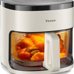 6-in-1 4.5QT Glass Air Fryer