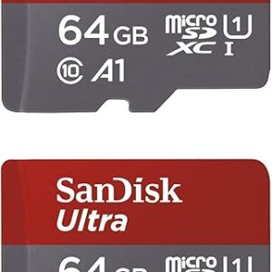 SanDisk 64GB X2 (128GB) MicroSDXC Ultra Uhs-1 Memory Card