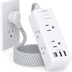 6-Outlet Surge Protector with 3 USB Ports