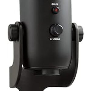 Logitech for Creators Blue Yeti USB Microphone for Gaming, Streaming, Podcasting, Twitch, YouTube, Discord, Recording for PC and Mac, 4 Pola…