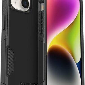 OtterBox iPhone 14 & iPhone 13 Commuter Series Case – Black, Slim & Tough, Pocket-Friendly, with Port Protection
