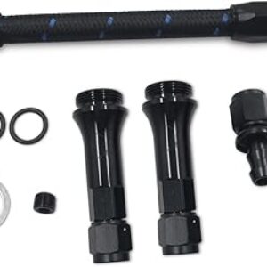 AN6 Fuel Line Aluminum Braided Fuel Line Kit For Holley 4150 Carburetor 7/8″-20 thread