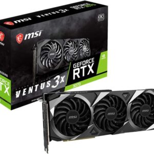 MSI Gaming GeForce RTX 3070 8GB GDRR6 256-Bit HDMI/DP TORX Fan 3.0 Ampere Architecture OC Graphics Card (RTX 3070 VENTUS 3X OC)