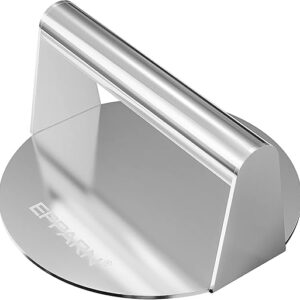 Enlarged 6.3 inch Smash Burger Press, Stainless Steel Burger Smasher for Griddle, Hamburger Press, Grill Press Bacon Press, Burger Press Sm…