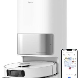 dreame L10s Ultra Robot Vacuum and Mop Combo, Auto Mop Cleaning and Drying, Self-Refilling and Self-Emptying Base for 60 Days of Cleaning, 5300Pa …