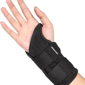 Boenoea Wrist Brace for Carpal Tunnel, Wrist Brace Night Support, Adjustable Wrist Splint Right Left Hand, Wrist Support for Women and Men, …