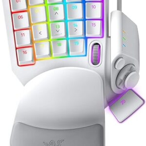 Razer Tartarus Pro Gaming Keypad – Mercury White
