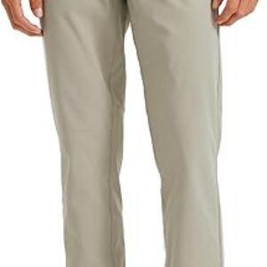 CRZ YOGA Men’s All Day Comfy Golf Pants – 30″/32″/34″ Quick Dry Lightweight Work Casual Trousers with Pockets