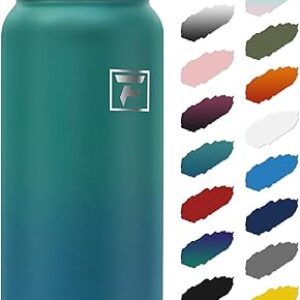 Fanhaw 20 Oz Insulated Stainless Steel Water Bottle with 1 Lid (Chug Lid) – For Kids, Women, Men | Leak & Sweat Proof with Anti-Dust Lid (G…