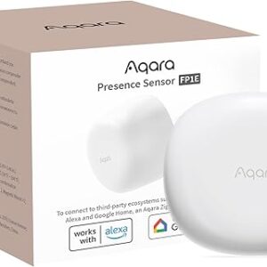 Aqara Presence Sensor FP1E Zigbee 3.0, Requires Aqara HUB, mmWave Radar Wired Motion Sensor, AI Spatial Learning, Supports HomeKit, Alexa, …