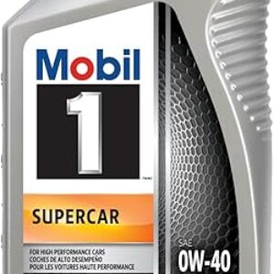 Mobil 1 Supercar 0W-40 Synthetic Oil 6-Pack