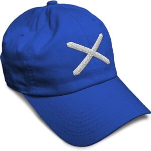 Soft Baseball Cap Scotland Flag Cross Embroidery Europe Cotton Dad Hats for Men & Women