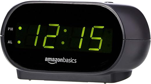 Amazon Basics Small Digital Alarm Clock