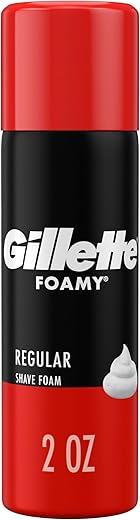 Gillette Foamy Regular Shaving Foam, 2 oz