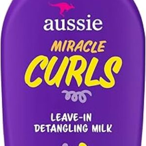 Aussie Miracle Curls with Coconut Oil, Paraben Free Detangling Milk Treatment, 6.7 fl oz