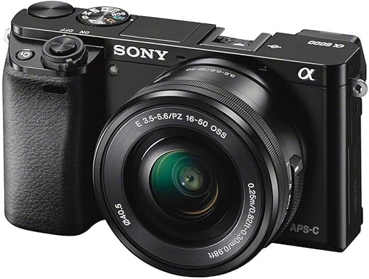Sony Alpha a6000 Mirrorless Digital Camera 24.3MP SLR Camera with 3.0-Inch LCD (Black) w/16-50mm Power Zoom Lens