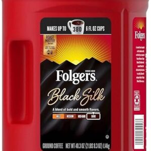 Folger Black Silk Dark Roast Coffee Bundle