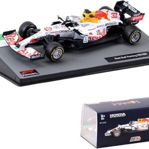 Bburag 1:43 2021 Racing RB16B #33 Formula F1Max Verstappen 2nd Turkish1/43 Diecast Alloy Collectible Toy Car Model