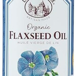 La Tourangelle, Organic Flaxseed Oil, Essential Omega-3 to Improve Heart Health, Vegan, Non-GMO, Gluten-Free, Kosher, Cast Iron Seasoning, …