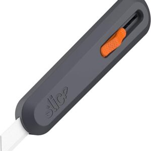 Slice 10550 5 Position Manual Locking Blade Safe Ceramic Blade Utility Knife (1 Pack), Orange