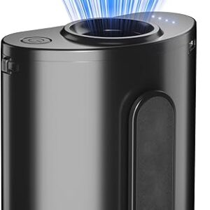 Portable Waist Clip Fan 10000mAh, 18000RPM Strong Airflow Small Personal Belt Fan with Neck Strap, Wearable Rechargeable Shirt Fans 24H Run…