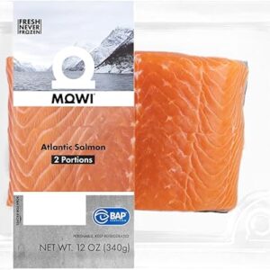 MOWI Atlantic Salmon 12oz, 2 Portions, Fresh Never Frozen